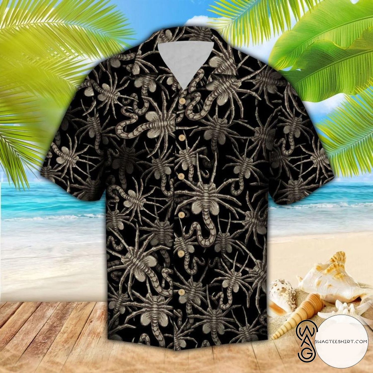 [Top Trending] Alpaca Lovers Halloween Night Halloween Casual Beach Full Printing Hawaiian Shirt